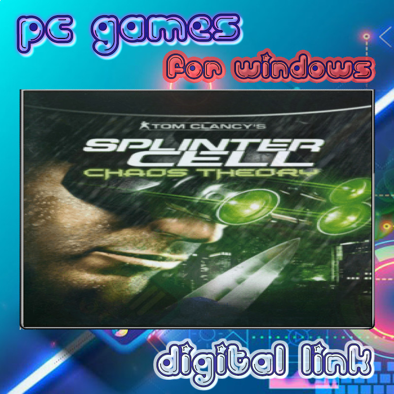 เกมคอมพิวเตอร์ Tom Clancy’s Splinter Cell Chaos Theory Game PC แบบสั่งซื้อแล้วโหลดไฟล์ ไปเล่นได้เลย 