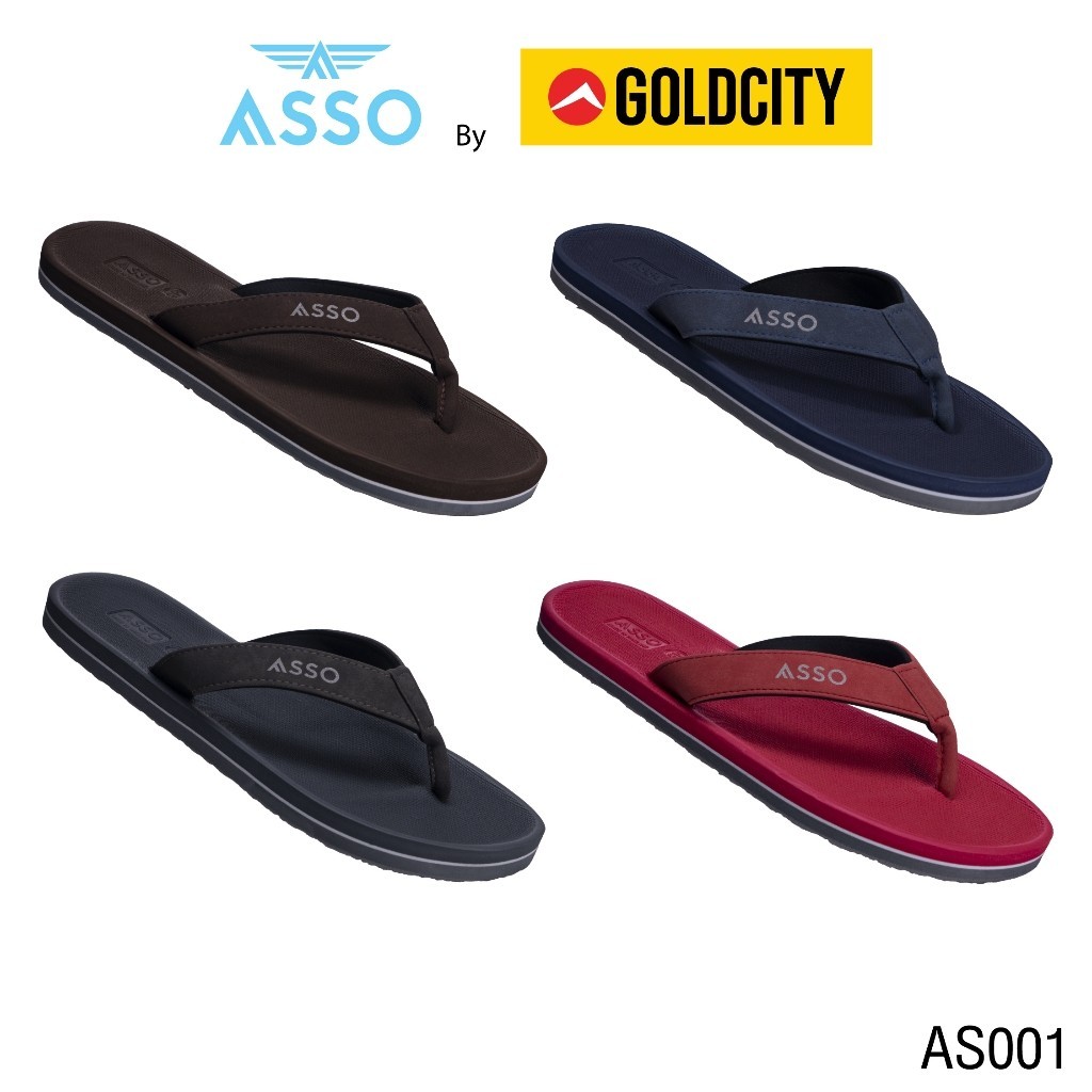 GOLDCITY รองเท้าแตะ แบบหนีบ UNISEX ใส่สบาย น้ำหนักเบา กันลื่น (37-45) รุ่น AS001