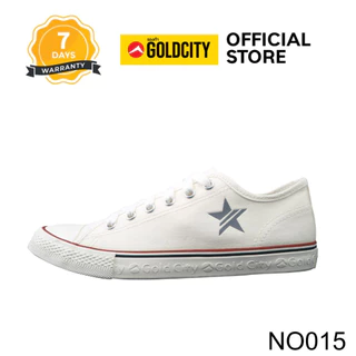 GOLDCITY รองเท้าผ้าใบ แฟชั่น แบบผูกเชือก UNISEX ใส่สบาย น้ำหนักเบา กันลื่น (37-45) รุ่น NO015