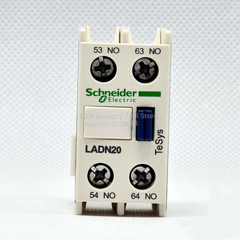 ใหม่ Original Schneider ไฟฟ้า LADN20C เสริม Contact Block LA-DN20C 2NO สำหรับ D Series คอนแทค