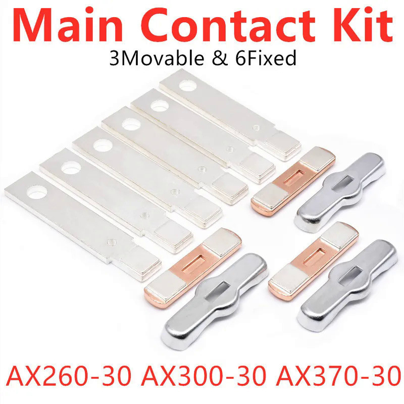 AC คอนแทคคอนแทคคอนแทคชุดสำหรับ AX260-30 AX300-30 AX370-30-11 Hoofdcontactkit Bewegende En Vaste Cont