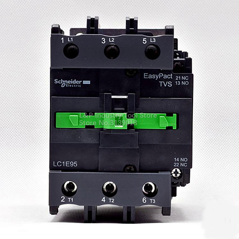 100% Original Schneider 3 Pole LC1-E EasyPact TVS Series LC1E95M5N 95 Amp สมาร์ทคอนแทคแม่เหล็ก AC220