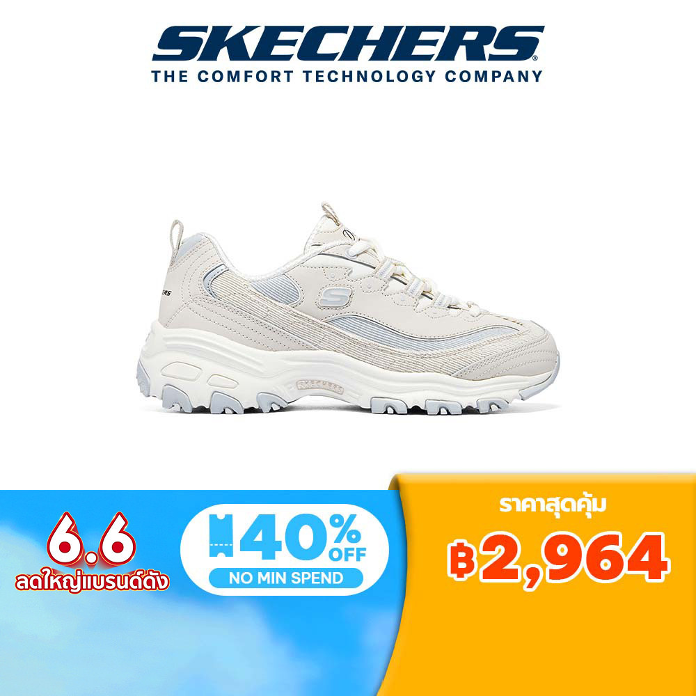 Skechers สเก็ตเชอร์ส รองเท้า ผู้หญิง Sport D'Lites 1.0 Shoes - 896276-NTGY