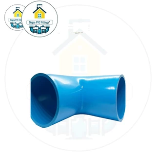 PVC ข้องอหนา90องศา ขนาด 3 นิ้ว ข้องอ ใช้สวมท่อ PVC ฟ้า มาตรฐานทั่วไป ข้อต่อพีวีซี พร้อมส่ง