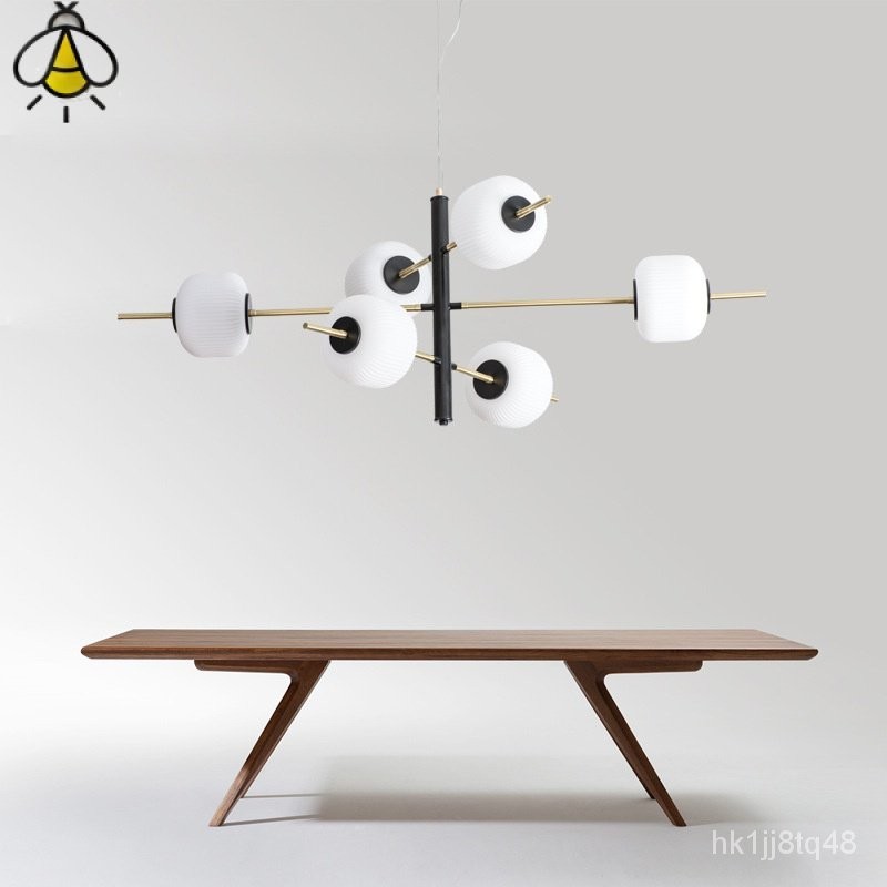 โคมไฟระย้าสไตล์จีนใหม่โพสต์โมเดิร์นโคมไฟห้องโถงนิทรรศการโคมไฟโรงแรมชาร้านอาหารโคมไฟสไตล์นักออกแบบสร้