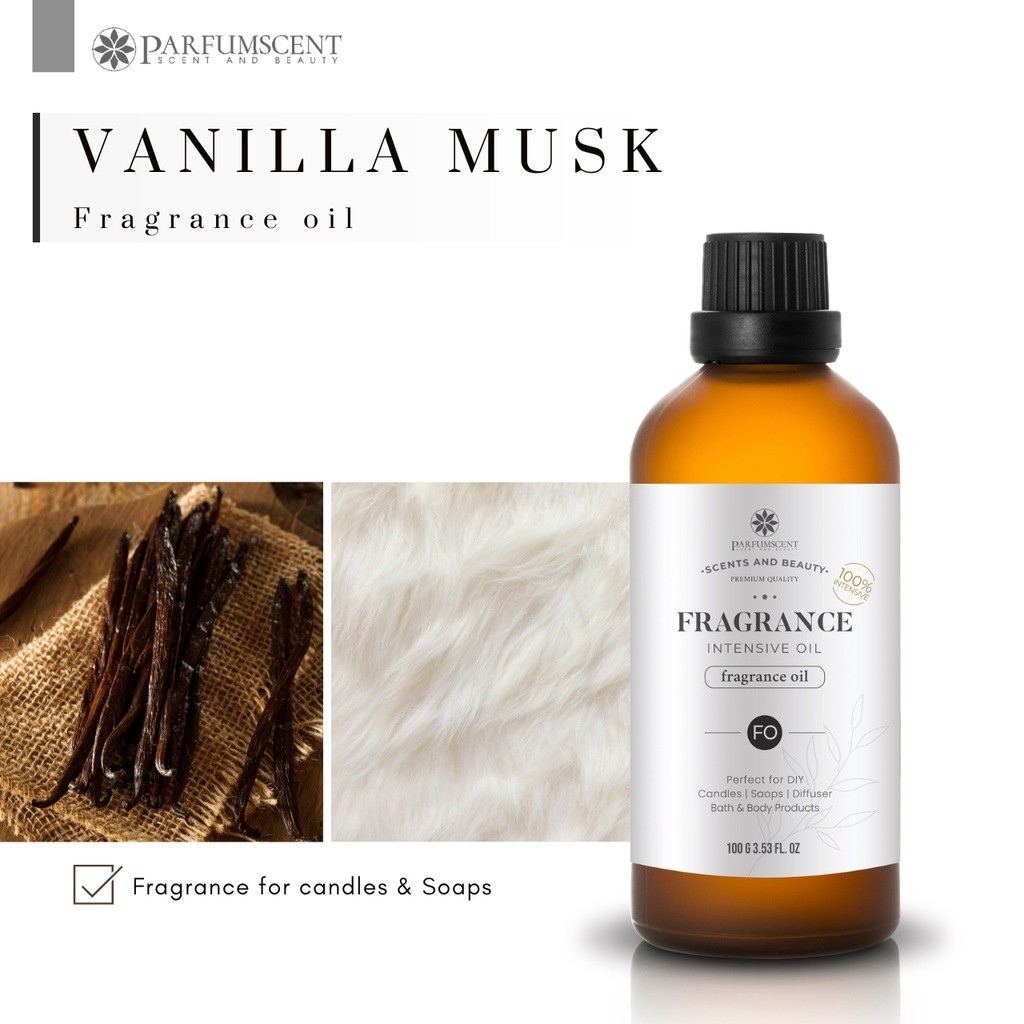 PARFUMSCENT หัวน้ำหอม Vanilla Musk Fragrance Oil