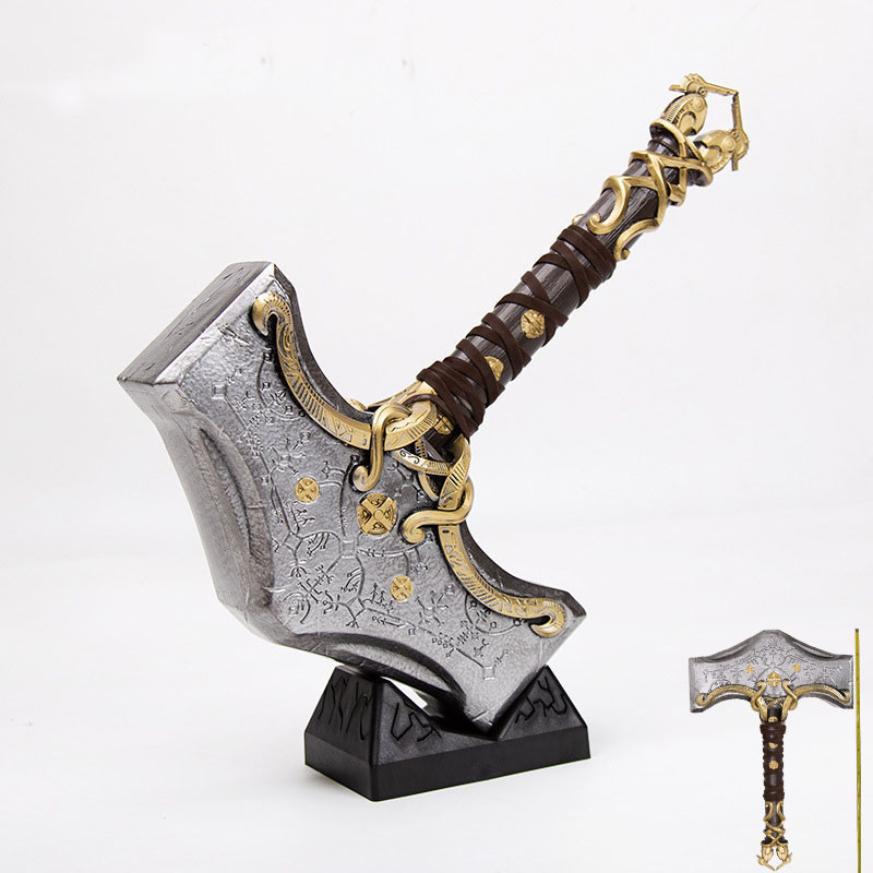 Ares 5 Gods Dusk Sol Thunder Hammer Mjolnir Storm Destroyer Model Hand Operated Around Ares