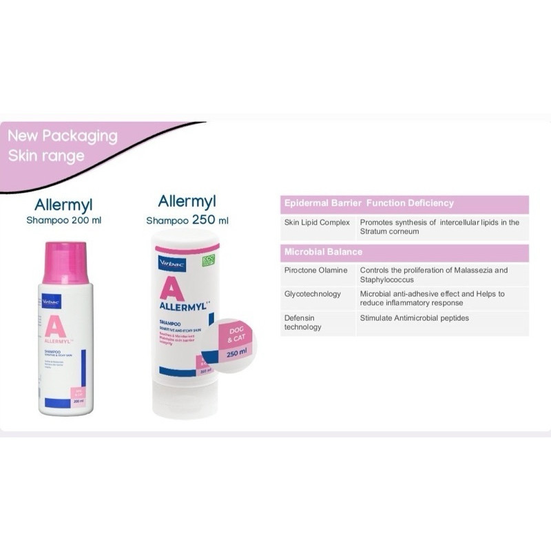 Virbac Allermyl™ Shampoo ขนาด 250ml.