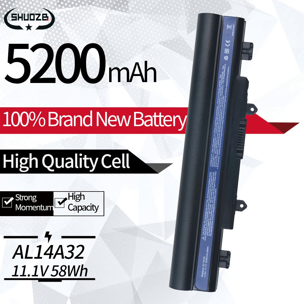 New AL14A32 Battery For Acer Aspire E1-571 E1-571G E5-421 E5-471 E5-511 E5-571 E5-531 E5-571P E5-521