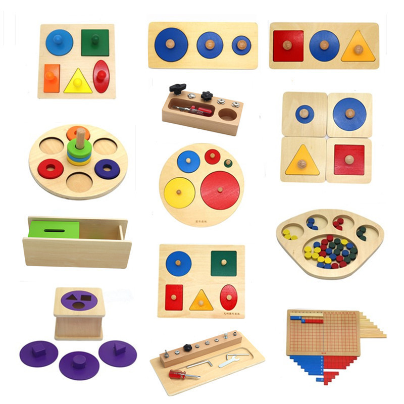 Maria MontessoriAMIEarly Education Teaching Aids International Educational Toys Wooden