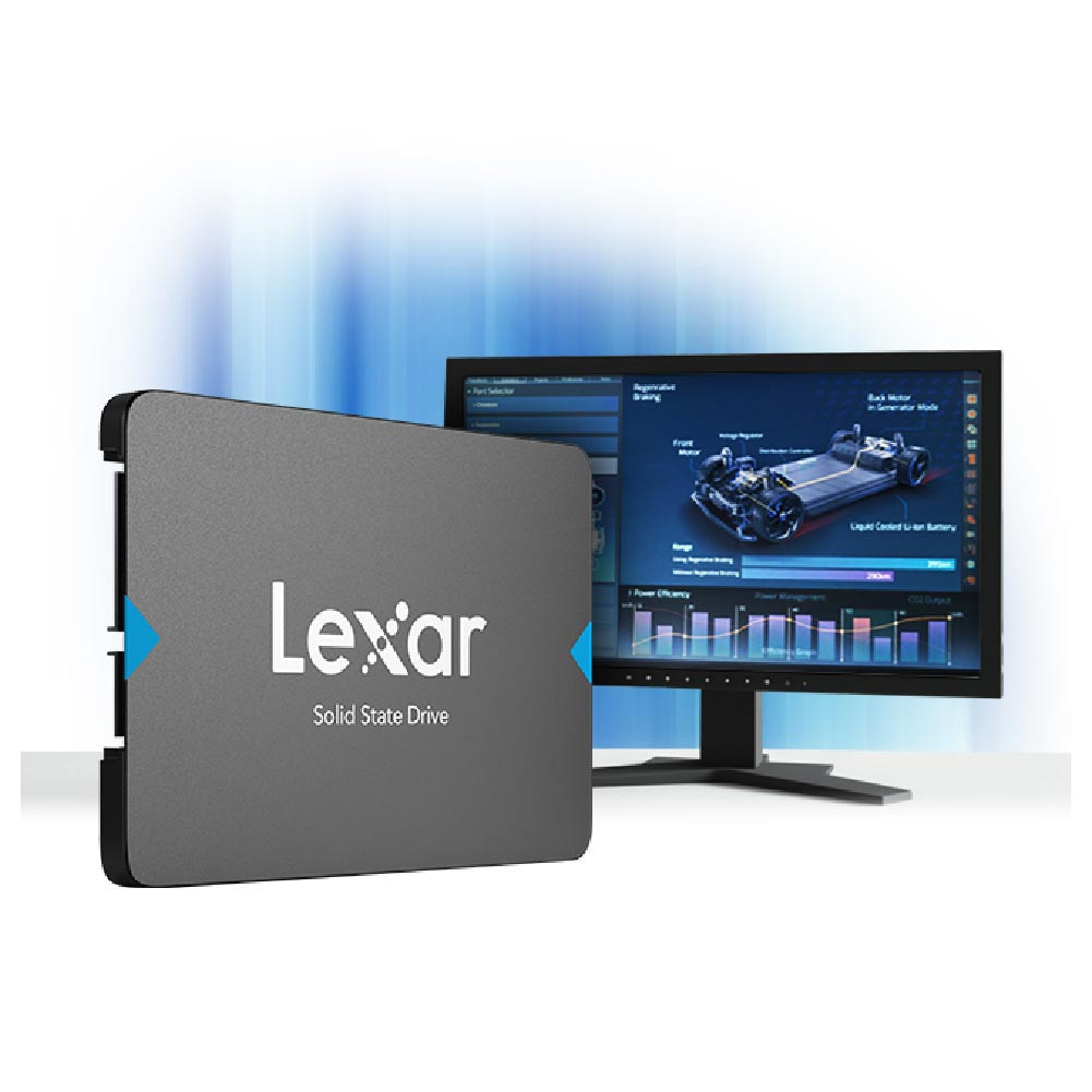 เอสเอสดี ภายใน Lexar NQ100 256GB  SATA 2.5” SATA III (6Gb/s) (LNQ100X256G-RNNNG)_4