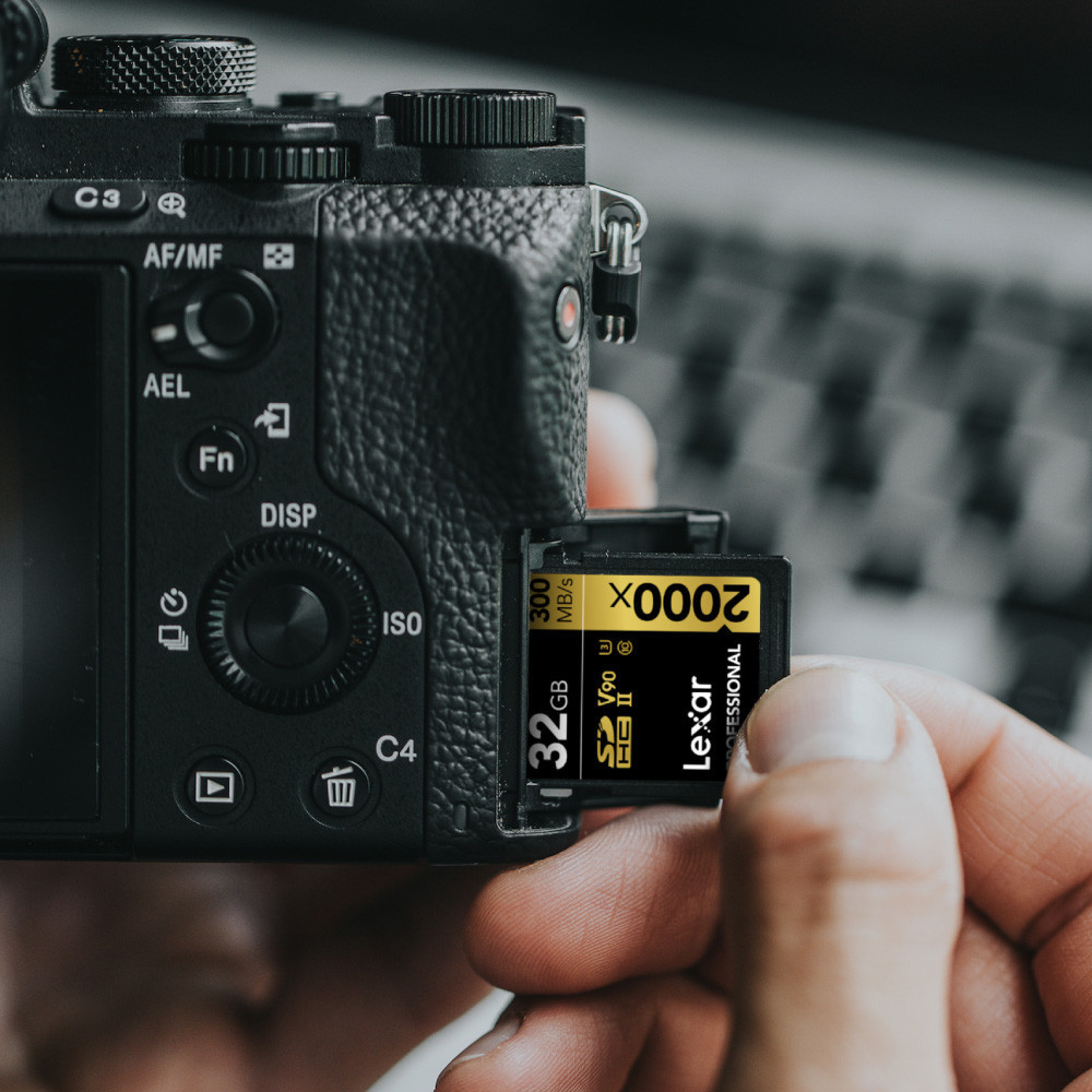 การ์ดหน่วยความจำ เอสดีการ์ด LEXAR SD2000X 128GB UHS-II U3 V90 SD CARD FULL-HD 3D 4K 8K RW300/260MB/S (LSD2000128G)_5