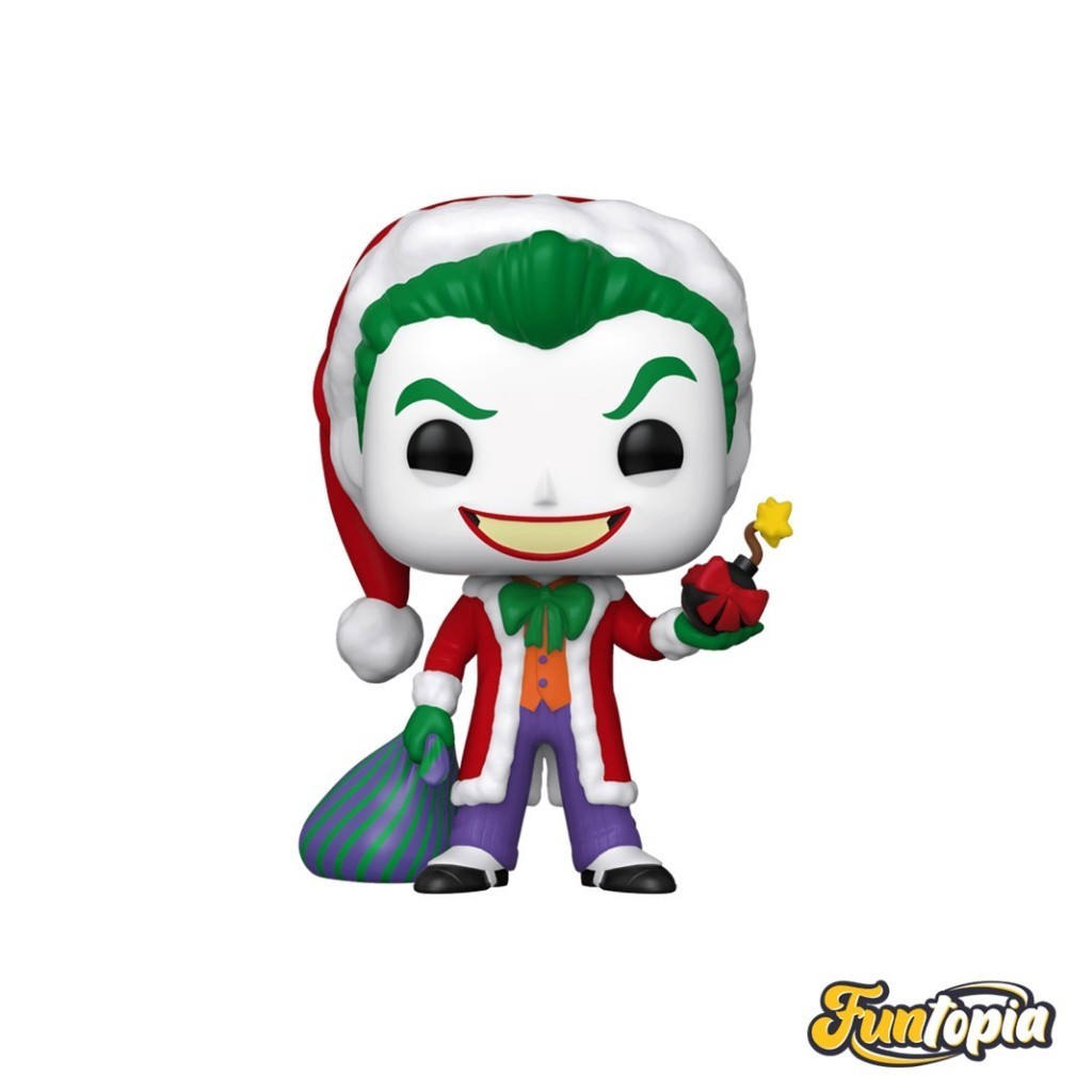 Funko POP! (51071) : The Joker as Santa (358) POP! Heroes: DC Holiday