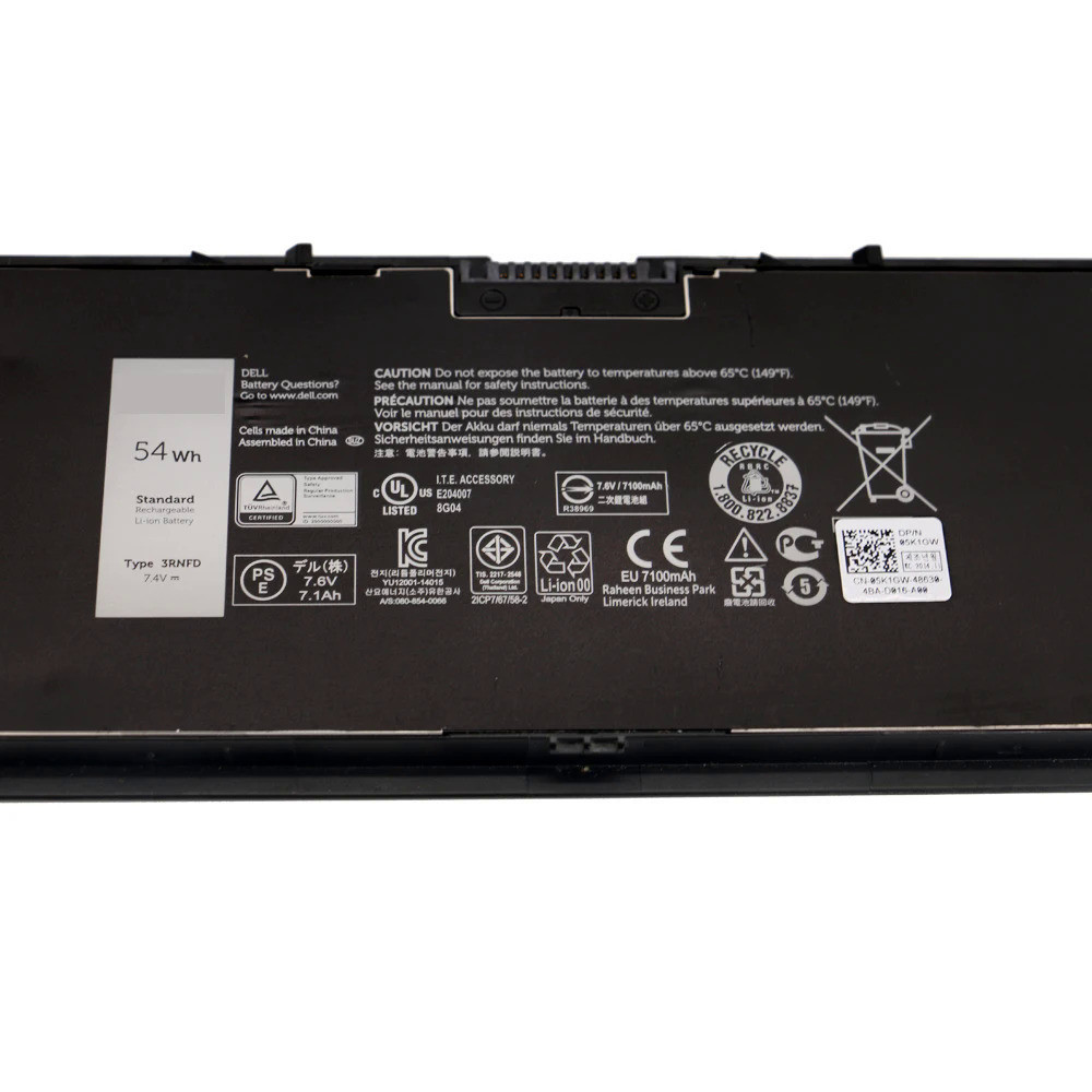 3RNFD Battery For Dell Latitude E7440 E7420 E7450 34GKR V8XN3 T19VW G0G2M F38HT G95J5 0909H5 0G95J5 0D47W 5K1GW 7.4V 47W