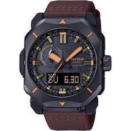 JDM WATCH ★ Casio Protrek PRW-6900YL-5JF PRW-6900YL-5 Eco-Drive Radio Wave Mountaineering สายหนังสัง