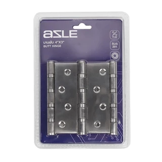AZLE บานพับ 4X3 นิ้ว 268/432 สีสเตนเลส แพ็ก 3 ชิ้น จัดส่งโดย HomePro