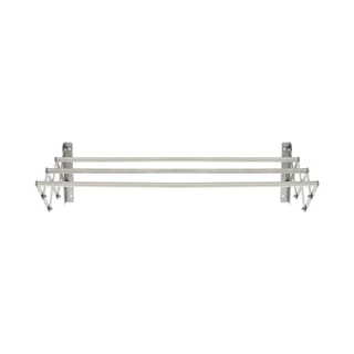 PLIM ราวติดผนังสเตนเลสรุ่นตรง3เส้น 80cm จัดส่งโดย HomePro