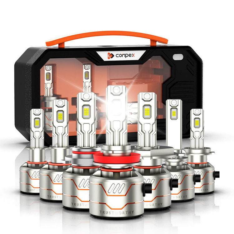 Conpex Car Headlights Super Bright 100W 20000 Lumen H11 Led Head Light Car Light Bulb High Low Beam 