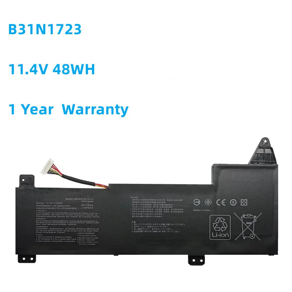 B31N1723 V 48wh laptop battery for ASUS, VivoBook, 15, K570UD, k570azi, x570d, x570zte, 50 x, ES76, 