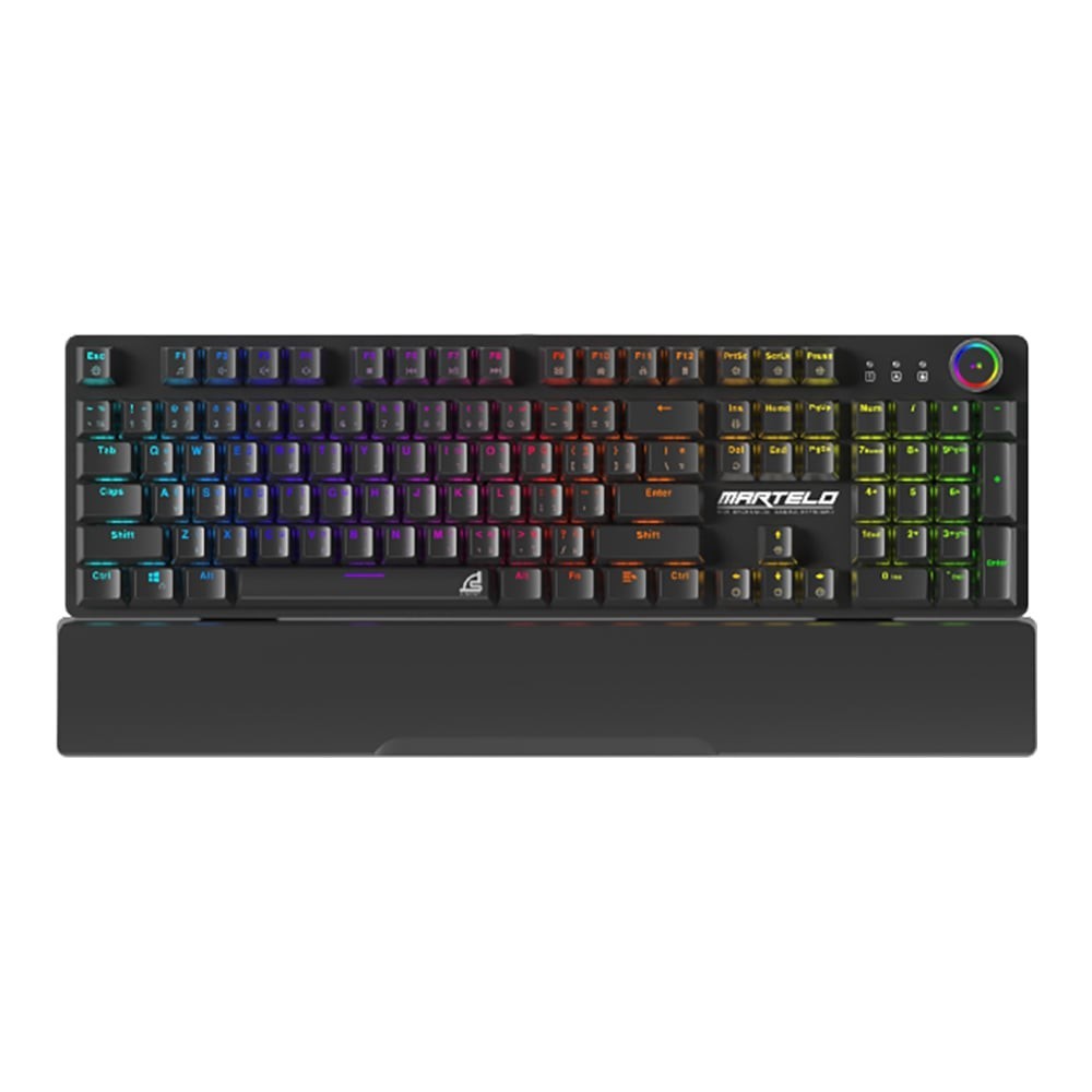 KEYBOARD (คีย์บอร์ด) SIGNO KB-782 MARTELO (BLACK) (BLUE OPTICAL SWITCH - RGB - EN/TH) (