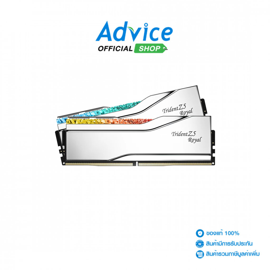 G.SKILL RAM DDR5(7200) 48GB (24GBX2) TRIDENT Z5 ROYAL RGB (F5-7200J3646F24GX2-TR5S) - A0159880