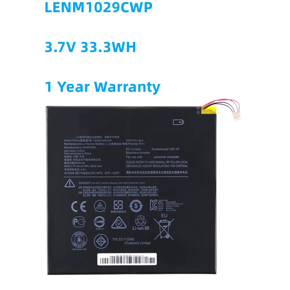 3.7V 333w lenovo m1029cwp laptop battery for lenovo lenovo Miix 310-10ICR Miix 300 tablet 5B10L60476