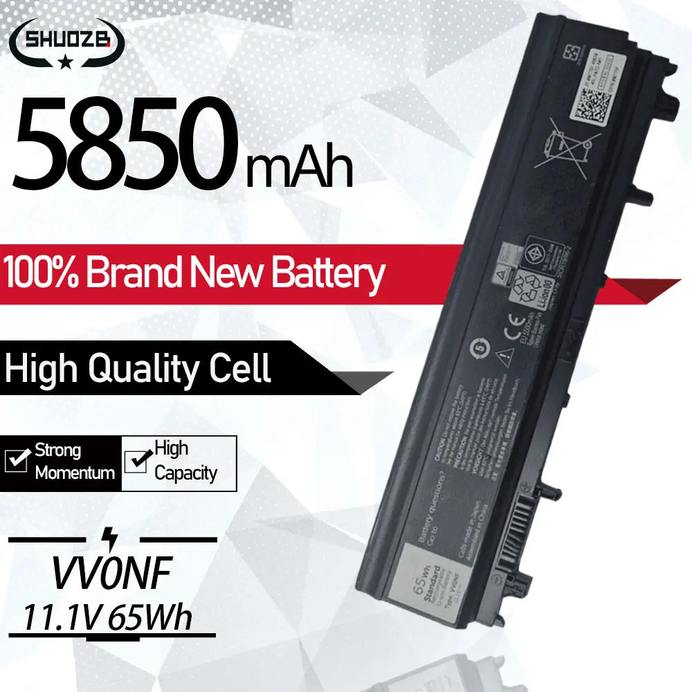 New VV0NF VJXMC 9TJ2J Battery For Dell Latitude E5440 E5540 Series N5YH9 0K8HC 7W6K0 FT6D9 3K7J7 1N9