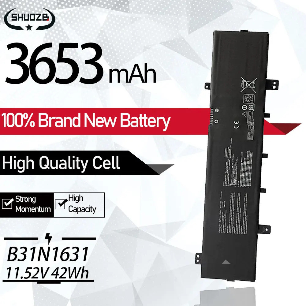 B31N1631 Battery For Asus VivoBook 15 X505BA X505ZA X505BP F505 F505BA R504BA F505ZA A505ZA R504ZA X
