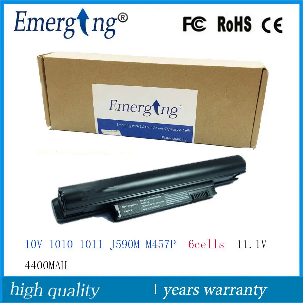 11.1V 4400MAH แบตเตอรี่แล็ปท็อปใหม่สำหรับ Dell K916P J590M K711N F144 10V 1010 1011