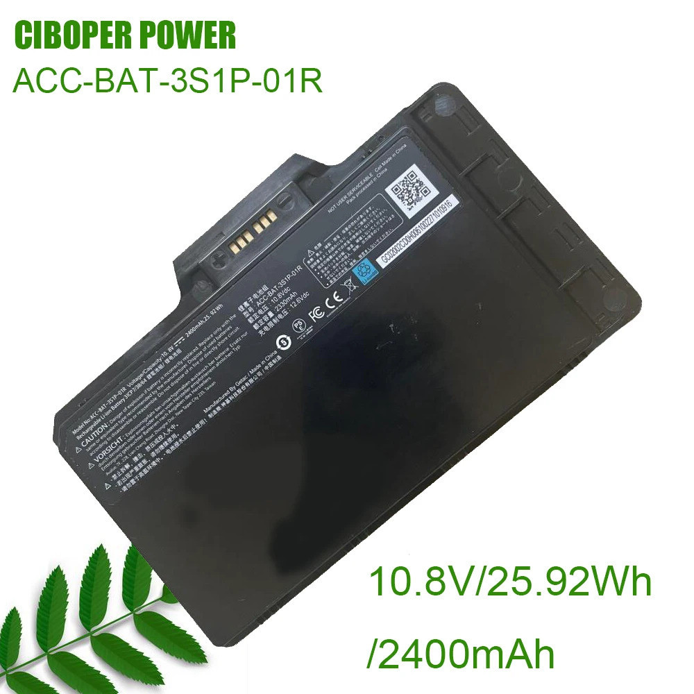 CP แบตเตอรี่แล็ปท็อปใหม่ ACC-BAT-3S1P-01R 10.8V/2400mA/เปลี่ยนแบตเตอรี่25.92Wh
