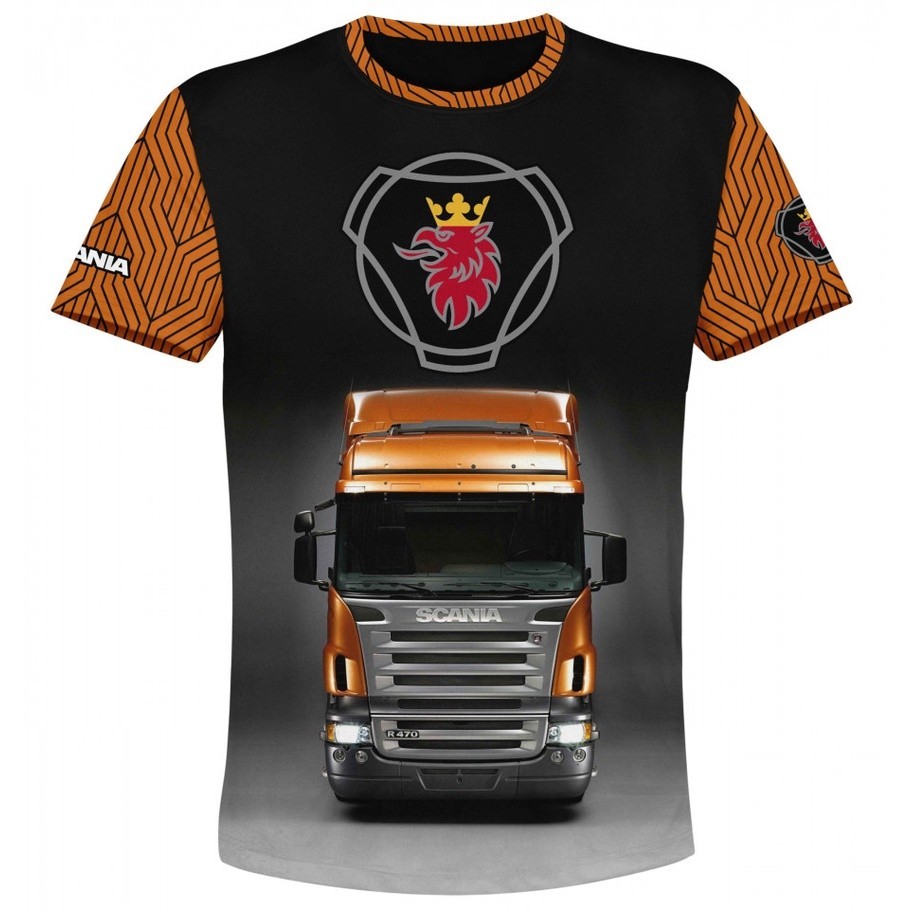 【COD】2023 NEW   scania. T025 3D T Shirt T SHIRT  (Contact online for free design of more styles: pat