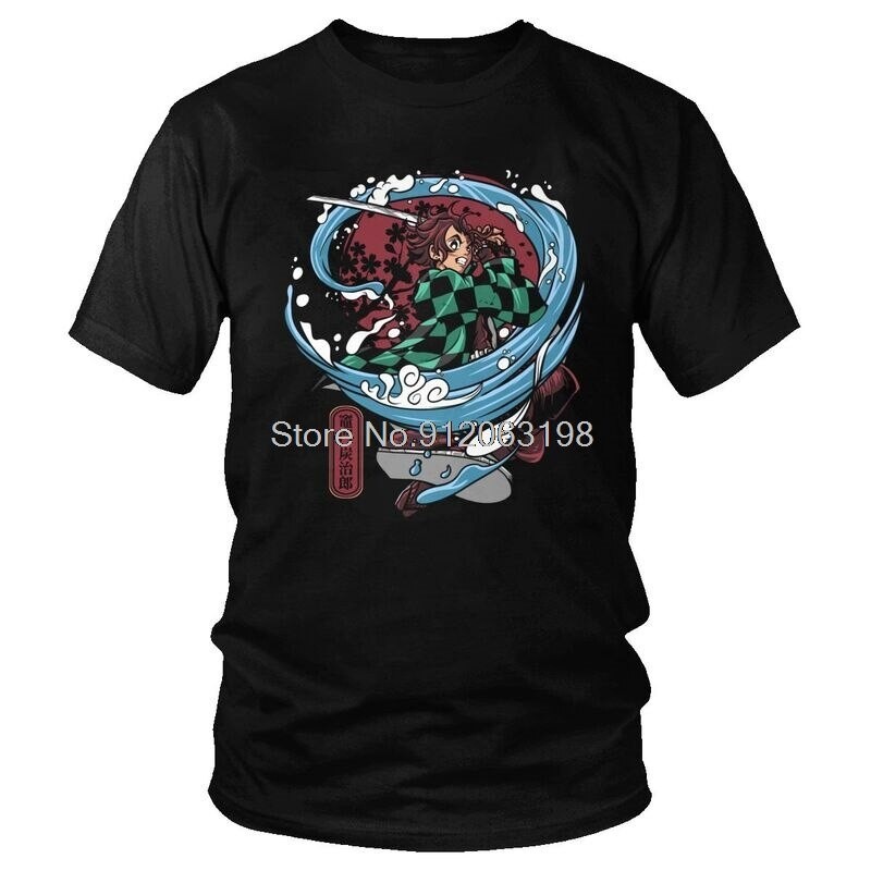 【COD】Men T-Shirt Demon Manga Slayer Kimetsu No Yaiba T-Shirts Novelty T Shirt Short Sleeve Tanjiro K