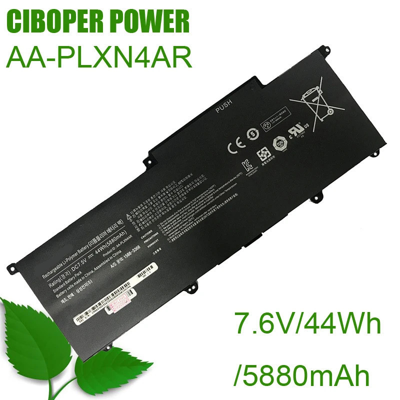 CP แบตเตอรี่แท้ AA-PLXN4AR 7.6V/44Wh/5880MAh AA-PBXN4AR สำหรับ900X3C-A01 900X3D NP900X3C NP900X3E-A0