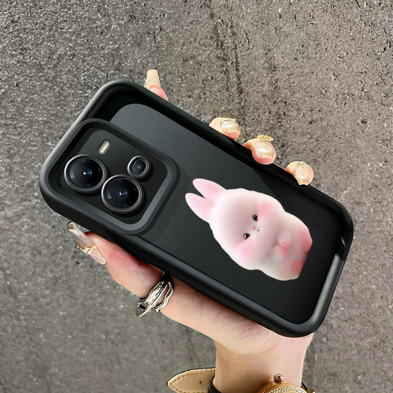 เคสสำหรับ VIVO V25 5G VIVO V25E VIVO X80 Lite 5G เคสครอบกระต่ายน้อยน่ารักป้องกัน
