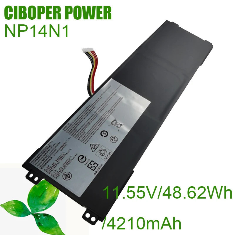 CP แบตเตอรี่แล็ปท็อปของแท้ใหม่ NP14N1 11.55V 48.62Wh/4210MAh สำหรับ PRIMUS NX101 Notebook