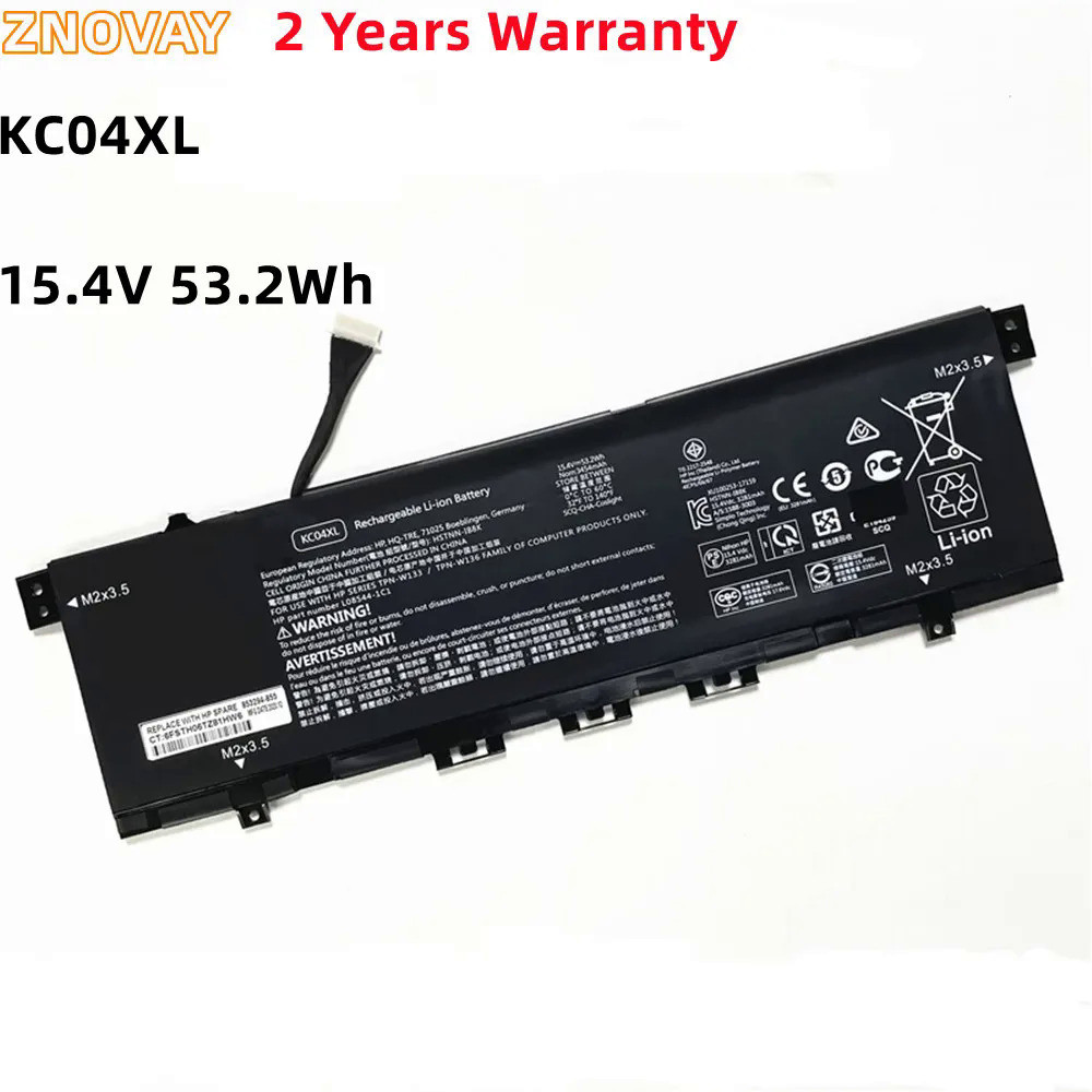 แบตเตอรี่ KC04XL สำหรับ HP Envy X360 13-AG 13M-AQ 13-AH 13-AQ0010TU 13-AH0010TX HSTNN-IB8K L08544-2B