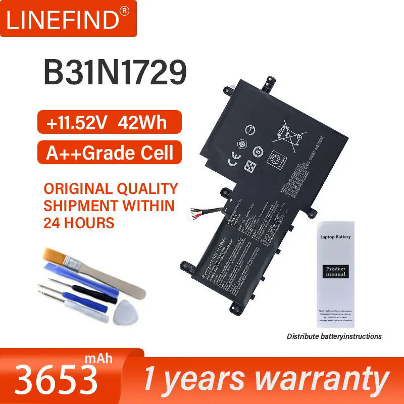 ใหม่ B31N1729แบตเตอรี่แล็ปท็อปสำหรับ ASUS VivoBook S15 S530 S530F S530FA X530FN-1A S530UA S530UF S53