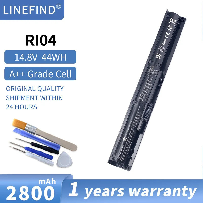แบตเตอรี่แล็ปท็อป RI04สำหรับ HP ProBook 450 455 470 G3 G4 805294-001 HSTNN-Q94C P3G15AA HSTNN-Q95 HS