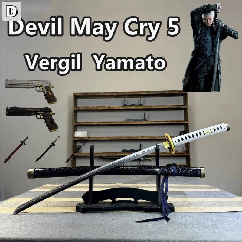 🔥ดาบซามูไร cosplay Vergil Yamato Devil May Cry5 ดาบคาตานะ ดาบโซโล โตเกียวรีเวนเจอร์ โมเดลดาบพิฆาตอสู