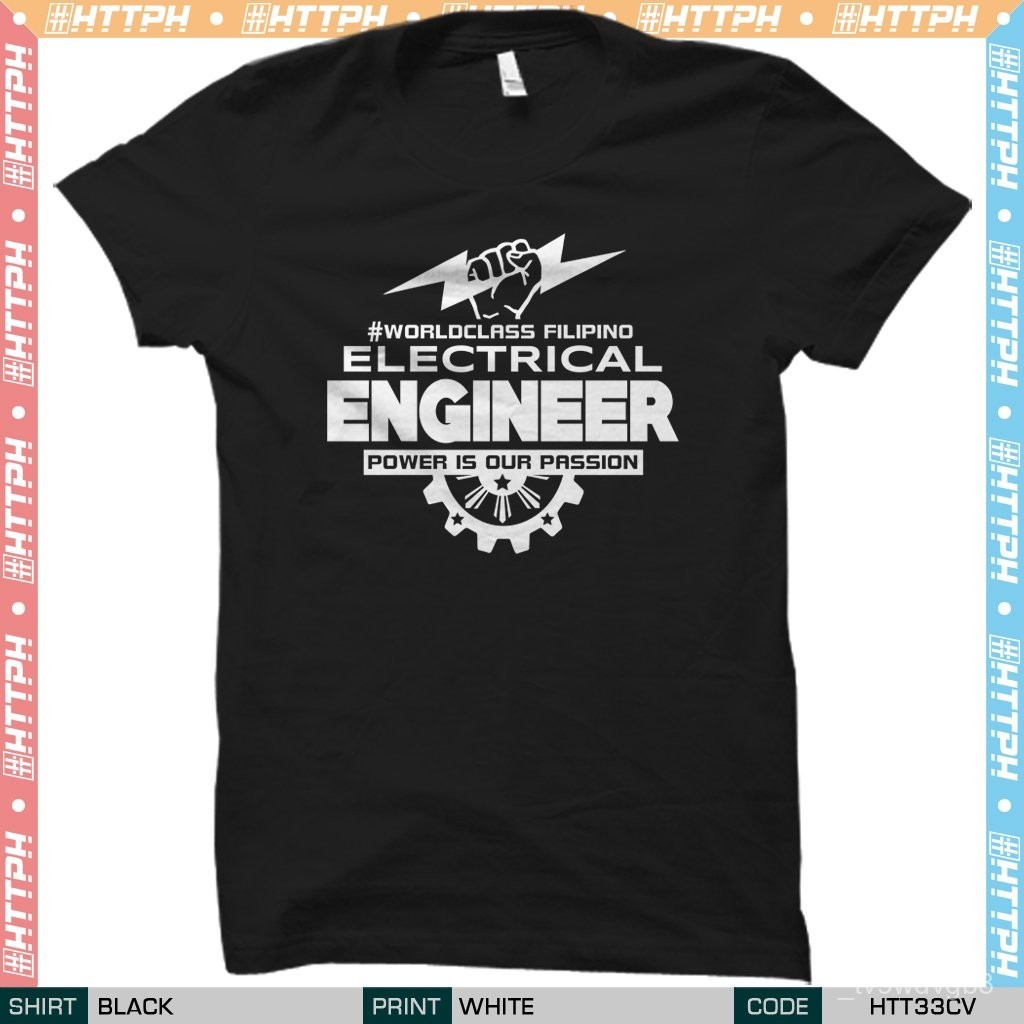 【High quality】Hashtag Tees PH - Electrical Engineer T-Shirt (HTT33)