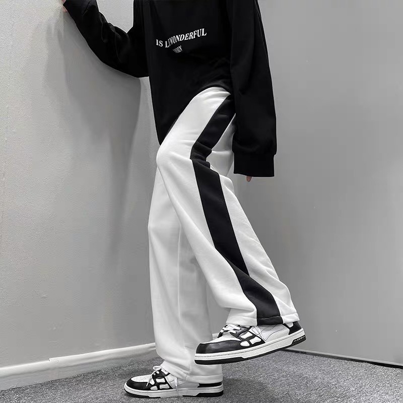 【COD】BU Men's Trouser Korean Baggy Pants Taslan Casual Pants For Men