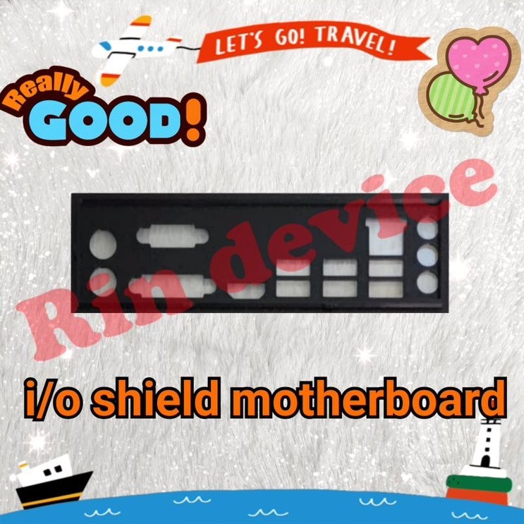 i/o shield Motherboard Asus H170M-E D3   #ฝาหลังเมนบอร์ด