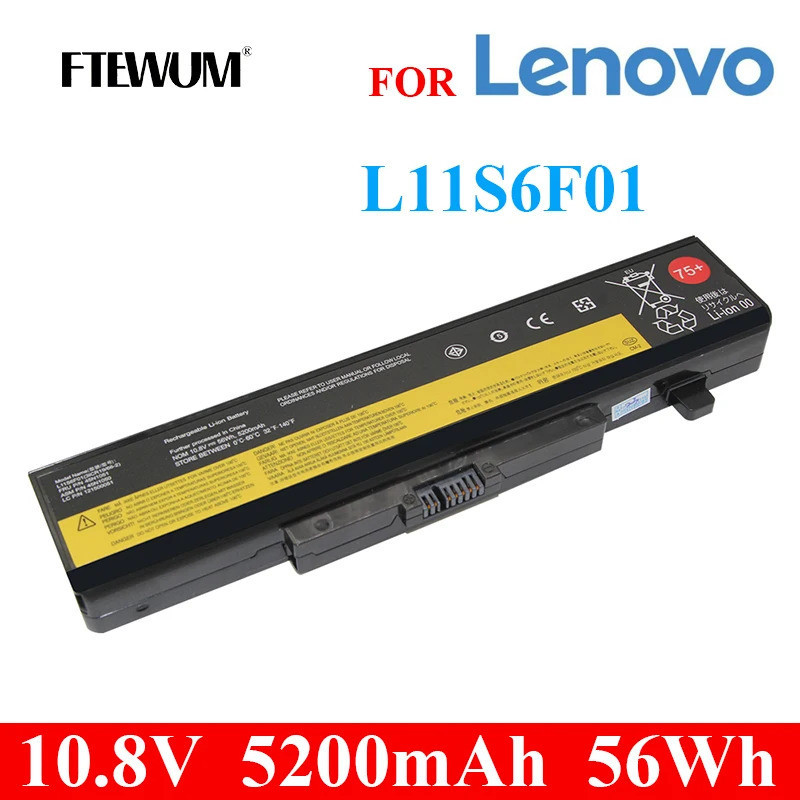 L11S6F01 10.8V 5200MAh แบตเตอรี่แล็ปท็อป56Wh สำหรับ Lenovo IdeaPad B490 B590 Y485P M580 G700 P585 M4