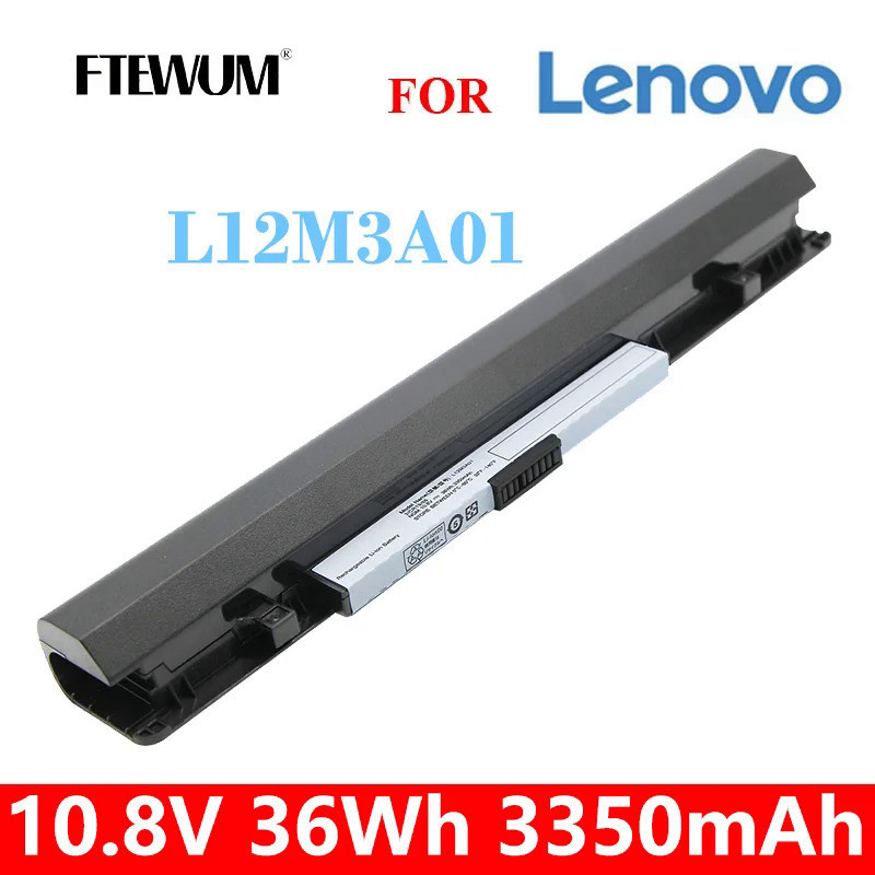 แบตเตอรี่แล็ปท็อป L12M3A01 10.8V 3350MAh 36Wh 3เซลล์สำหรับ Lenovo Ideapad S210 S215 S20-30 Series โน้ตบุ๊ค121500185