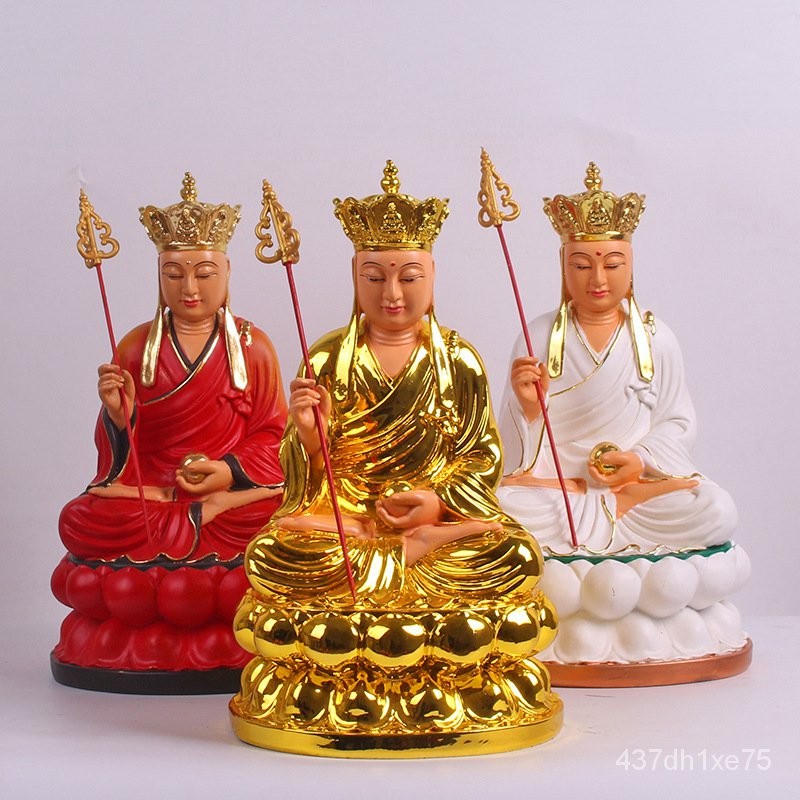 พระพุทธรูป Ksitigarbha16รูปปั้นเรซินที่ใช้ในครัวเรือนนิ้ว FTHX