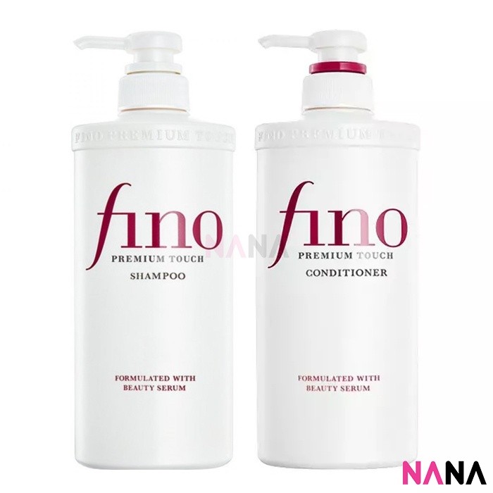 เซตดูแลเส้นผม Shiseido FINO Premium Touch Hair Set ( Shampoo 550ml + Conditioner 550ml) ชุดบำรุงเส้นผมช่วยฟื้นฟูผมเสีย เส้นผมแข็งแรง เหมาะกับทุกสภาพผม (แชมพู 550 มล. + ครีมนวด 550 มล.)
