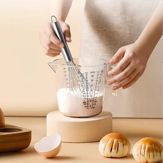 ถ้วยตวงพลาสติก 3หน่วยตวง(CUP,Oz,ml) 4ขนาด Plastic Measuring Cup