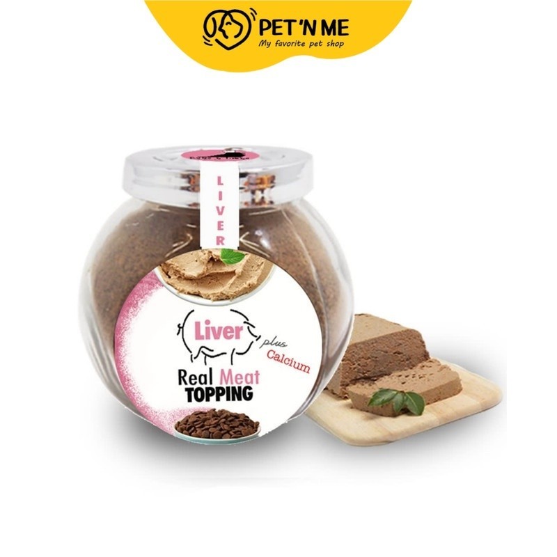 Bake N Bone เบคแอนด์โบน ท็อปปิ้งโรยเพิ่มรสชาติอาหาร สำหรับสุนัข รสตับบด 270 g