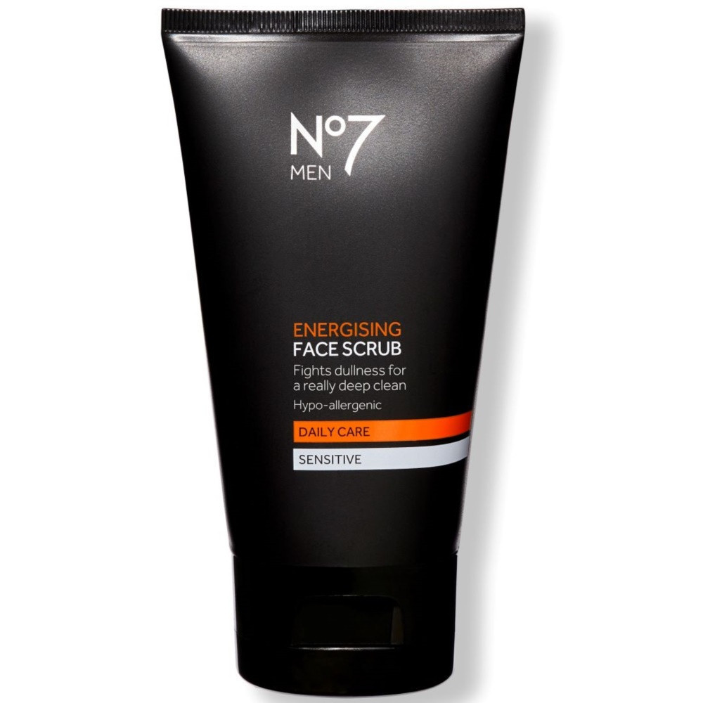 No7 Men Energising Face Scrub Daily Care Sensitive 150ML นัมเบอร์เซเว่น เมน เอเนอร์ไจซิ่ง เฟซ สครับ เดลี่ แคร์ เซนซิทีฟ 150มล.