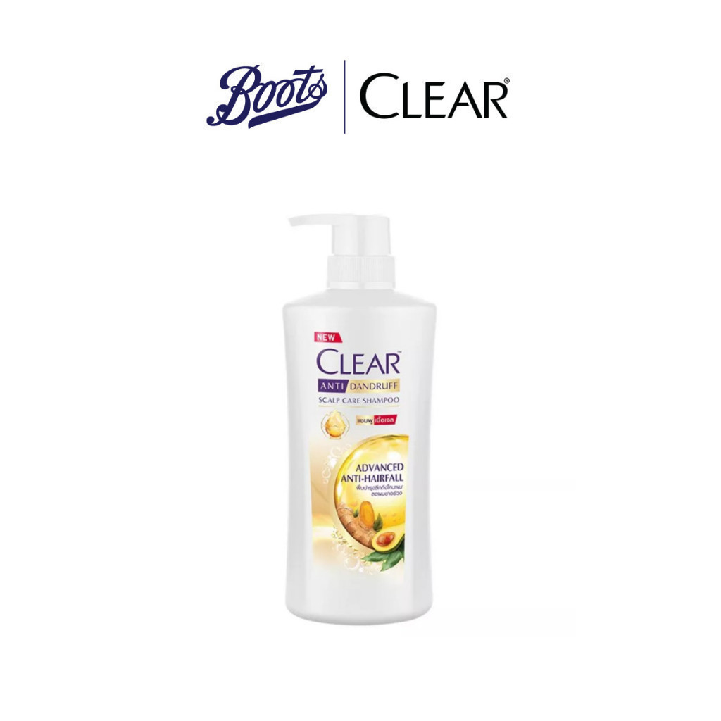 CLEAR เคลียร์ แอนตี้แดนดรัฟ สกาล์ป แคร์ แชมพู แอดวานซ์ แอนตี้ แฮร์ฟอล 435 ml.
